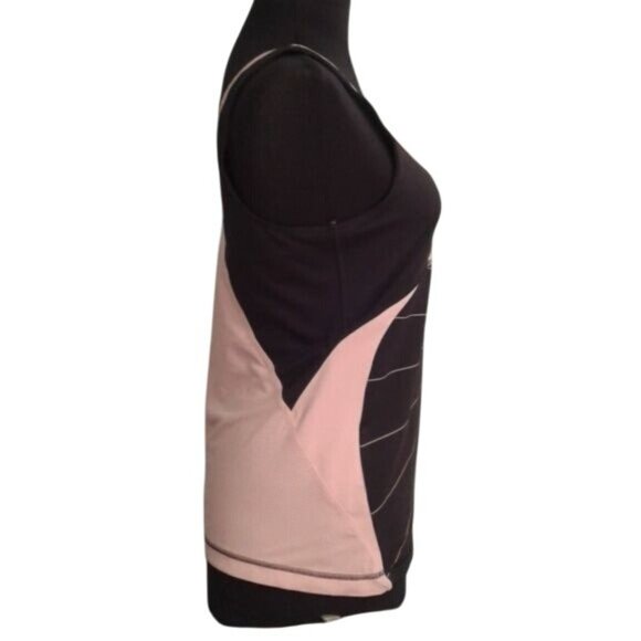 Adidas Size S Tank Top Athletic Black Pink Performance Shelf Bra Clima Cool - Picture 5 of 9